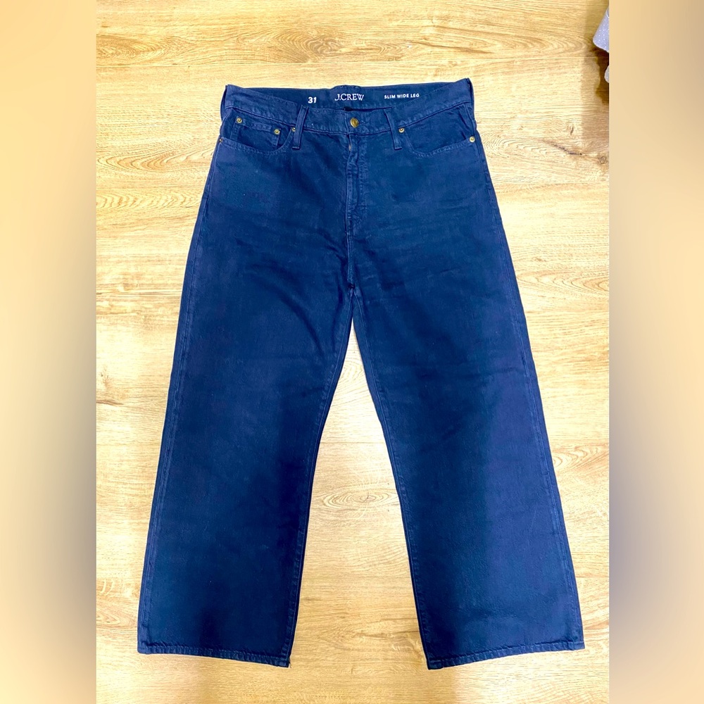 NWOT J crew slim wide leg pants
